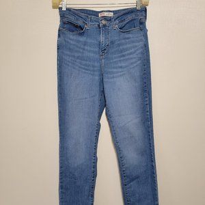 Levi Strauss High Rise Straight Jeans